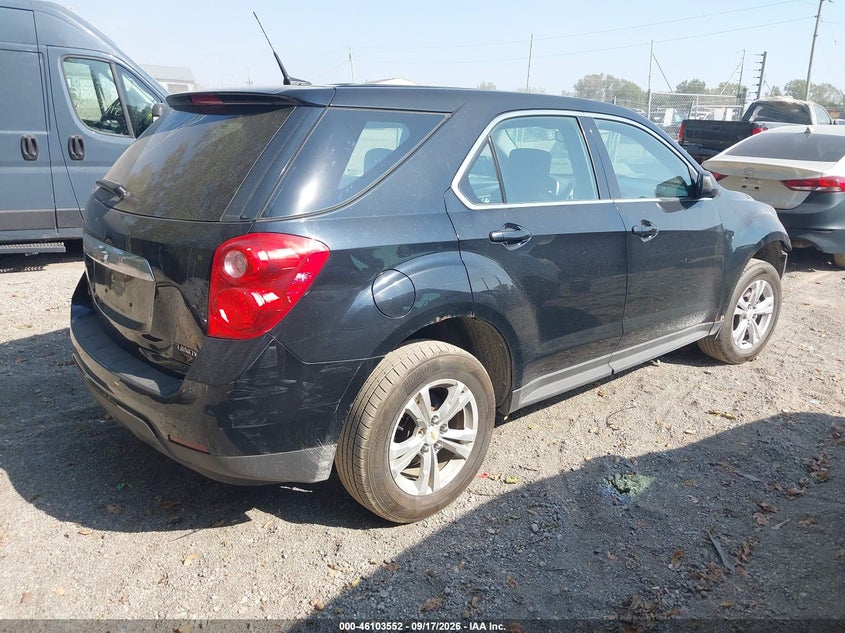 Vin: 2gnalbek8c1122445, lot: 46603210, chevrolet equinox ls 20124