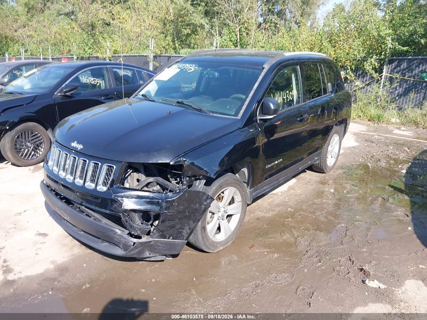 Vin: 1c4njcba8hd123396, lot: 46603233, jeep compass sport fwd 20172