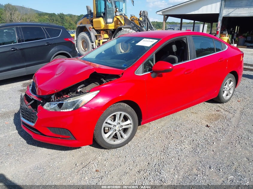 Vin: 1g1be5sm1g7290167, lot: 46603238, chevrolet cruze lt auto 20162
