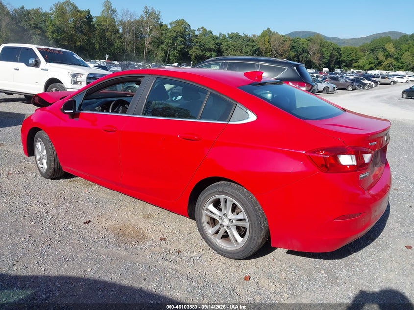 Vin: 1g1be5sm1g7290167, lot: 46603238, chevrolet cruze lt auto 20163
