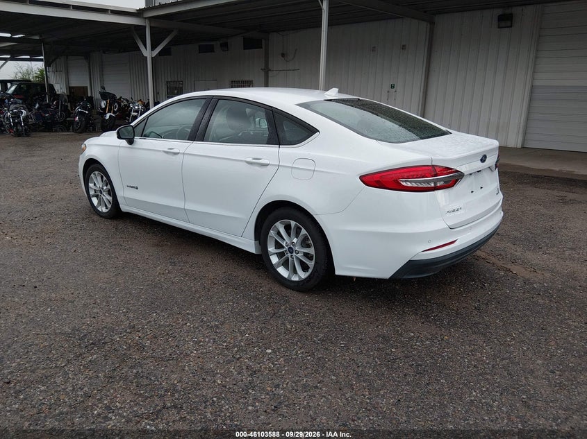 Vin: 3fa6p0lu8kr274365, lot: 46603246, ford fusion hybrid se 20193