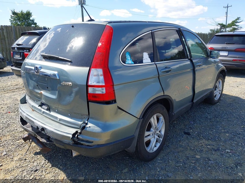 Vin: 5j6re4h75bl065911, lot: 46603252, honda cr-v ex-l 20114