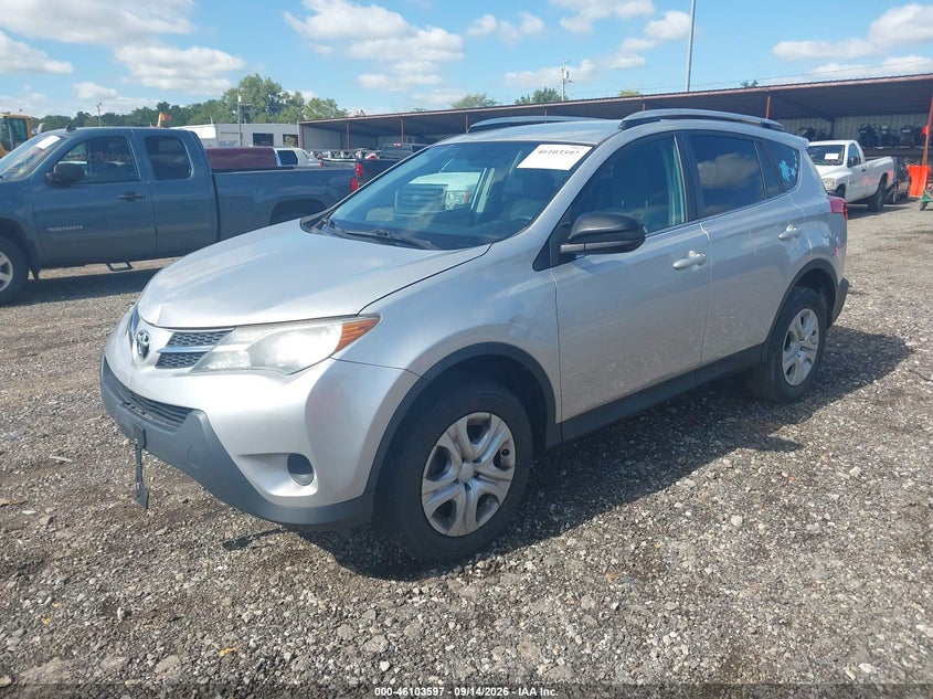 Vin: 2t3zfrev1fw214790, lot: 46603254, toyota rav4 le 20152