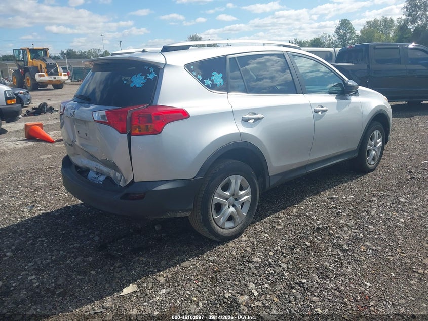 Vin: 2t3zfrev1fw214790, lot: 46603254, toyota rav4 le 20154