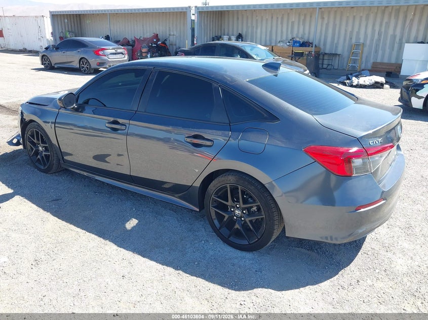 Vin: 2hgfe2f55rh592757, lot: 46603262, honda civic sport 20243