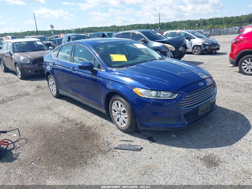 Vin: 3fa6p0g70dr338521, lot: 46603265, ford fusion s 2013 img_1