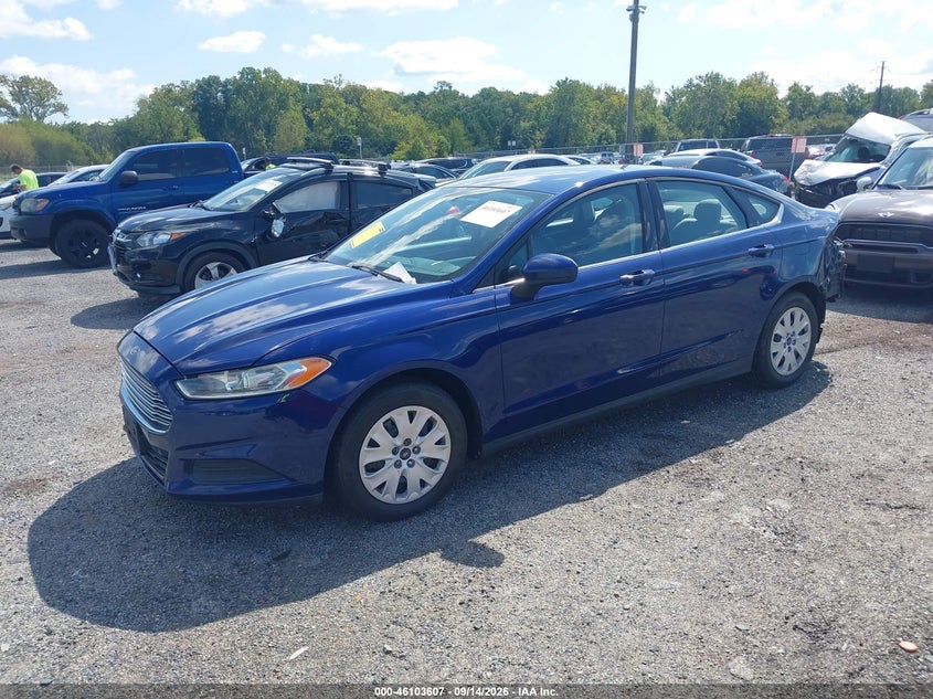 Vin: 3fa6p0g70dr338521, lot: 46603265, ford fusion s 20132