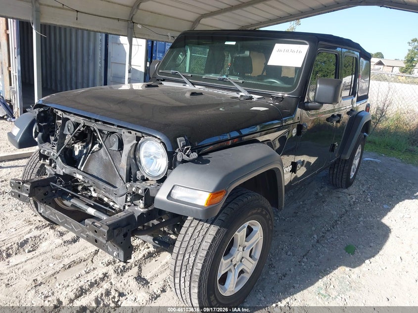Vin: 1c4hjxdg7kw512273, lot: 46603274, jeep wrangler unlimited sport s 4x4 20192