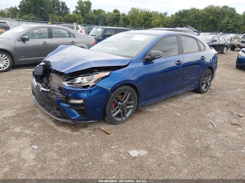 Vin: 3kpf44ac1le224551, lot: 46603291, kia forte gt 20202