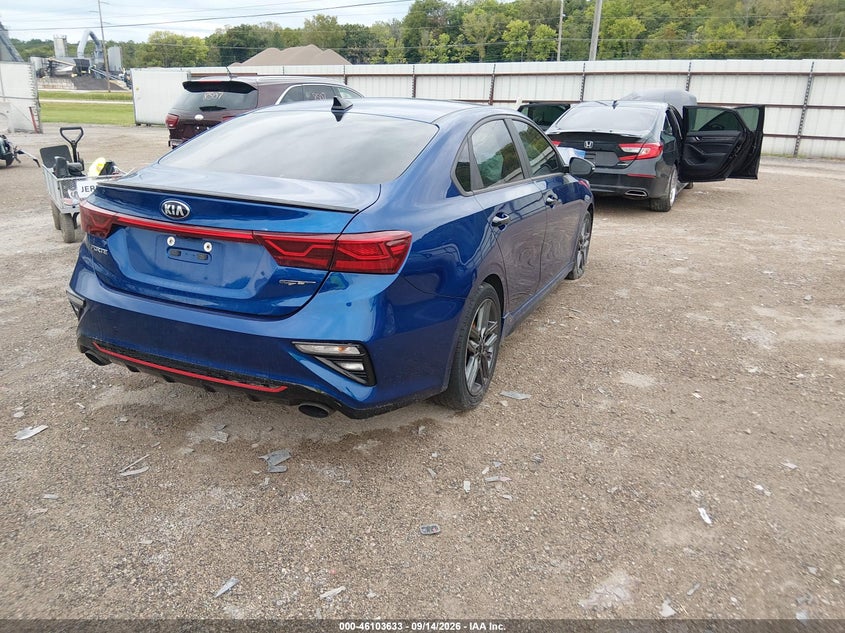 Vin: 3kpf44ac1le224551, lot: 46603291, kia forte gt 20204
