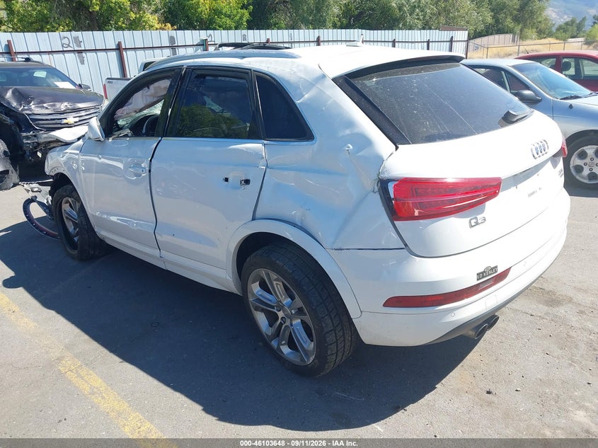 Vin: wa1jccfs4jr005148, lot: 46603306, audi q3 2.0t premium/2.0t sport premium 20183