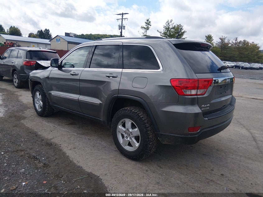 Vin: 1c4rjfag3dc581291, lot: 46603307, jeep grand cherokee laredo 20133