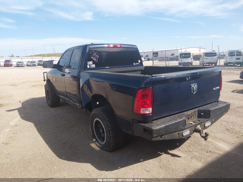 Vin: 1c6rr7ft0es466067, lot: 46603309, ram 1500 tradesman 20143