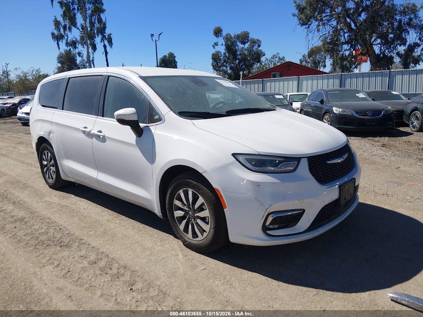 Vin: 2c4rc1l76pr626682, lot: 46603314, chrysler pacifica hybrid touring l 2023 img_1
