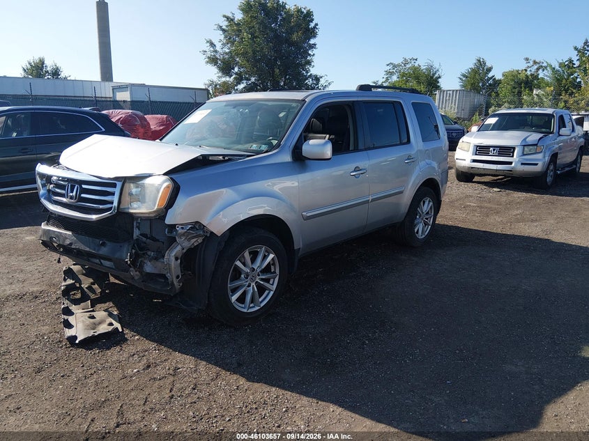 Vin: 5fnyf4h51db017504, lot: 46603315, honda pilot ex-l 20132