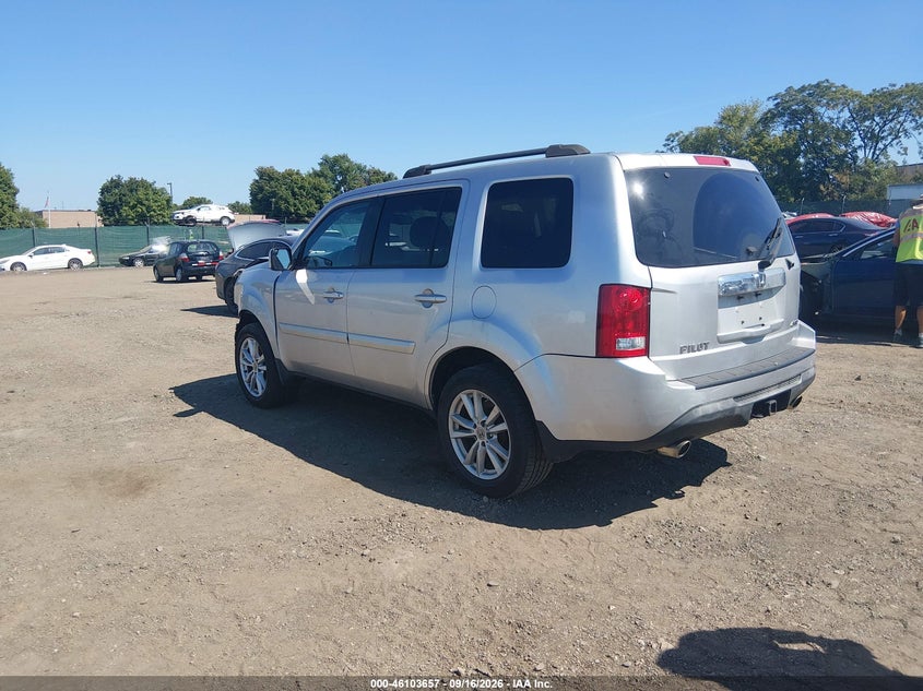Vin: 5fnyf4h51db017504, lot: 46603315, honda pilot ex-l 20133