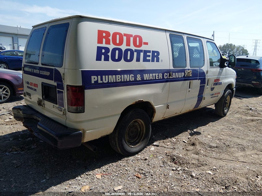 Vin: 1ftne2ew0bdb29433, lot: 46603318, ford e-250 commercial 20114