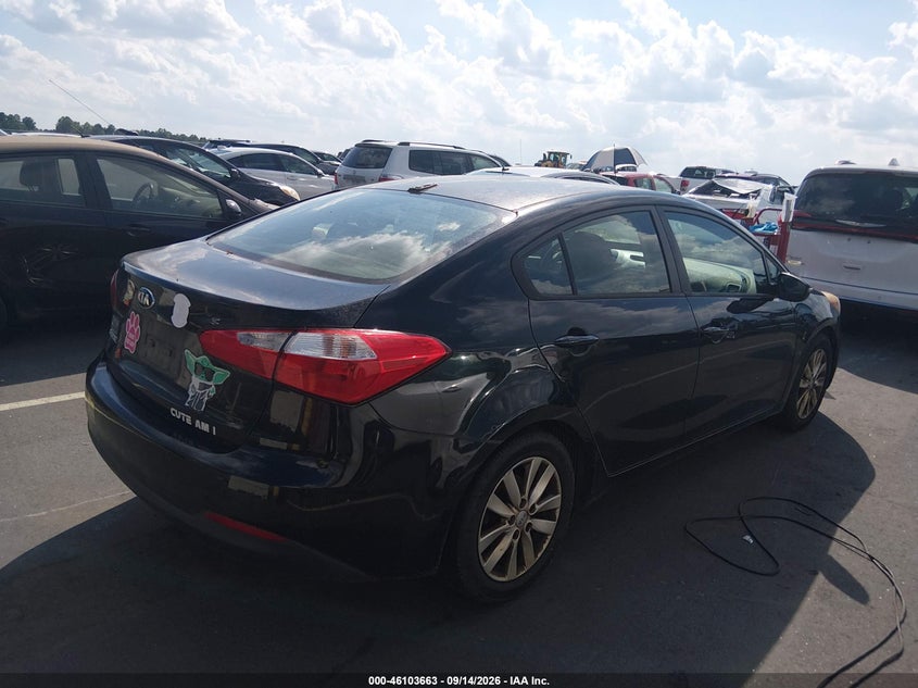 Vin: knafx4a68f5318084, lot: 46603321, kia forte lx 20154