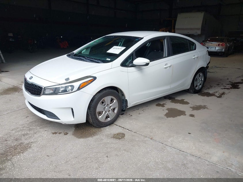 Vin: 3kpfk4a78he127184, lot: 46603349, kia forte lx 20172