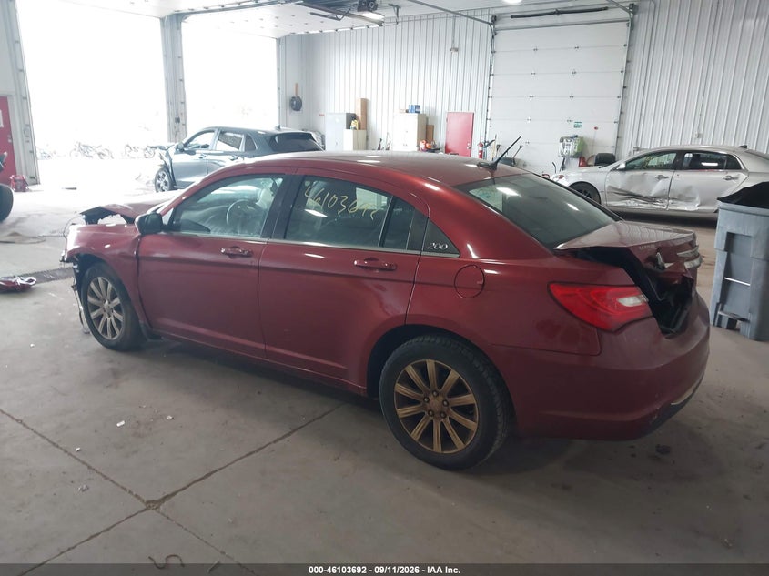 Vin: 1c3bc1fbxbn575988, lot: 46603350, chrysler 200 touring 20113
