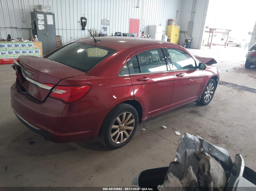 Vin: 1c3bc1fbxbn575988, lot: 46603350, chrysler 200 touring 20114