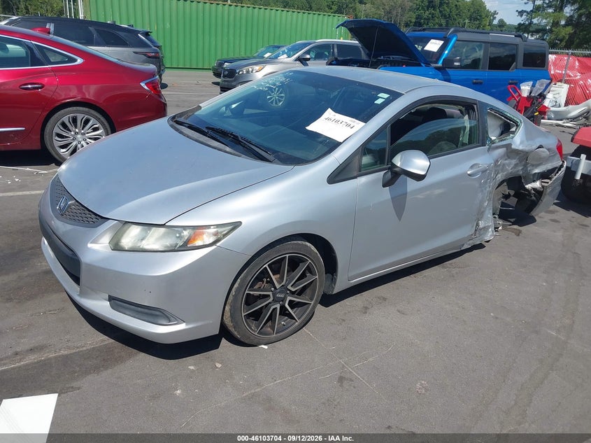 Vin: 2hgfg3b55dh520214, lot: 46603362, honda civic lx 20132