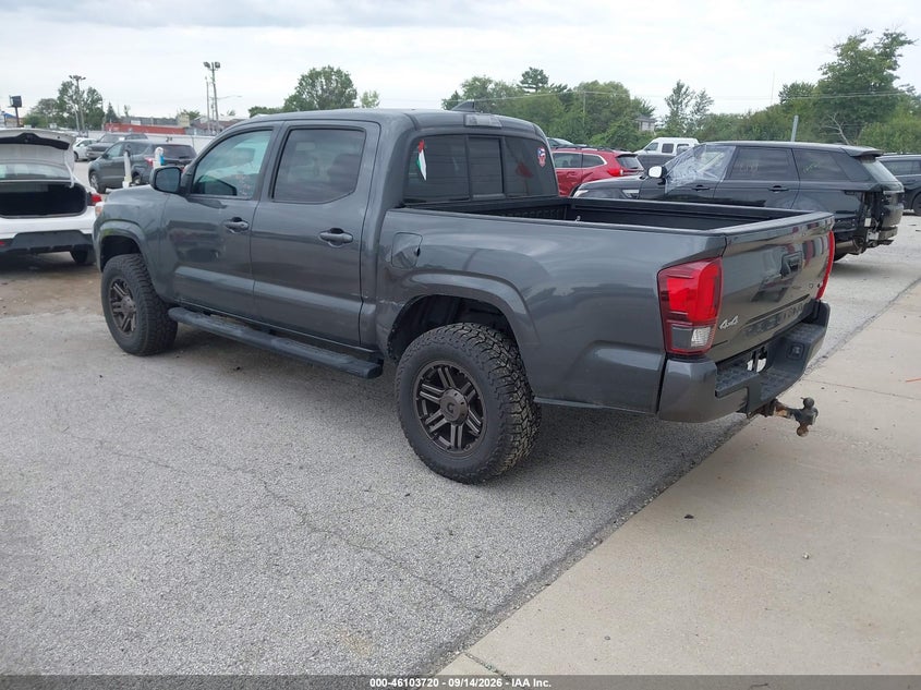 Vin: 3tmcz5an0km283302, lot: 46603378, toyota tacoma double cab/sr/sr5/trd sport/trd off road/trd pro 20193