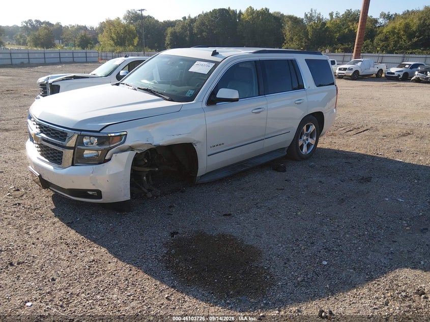 Vin: 1gnscbkc8fr199104, lot: 46603384, chevrolet tahoe lt 20152