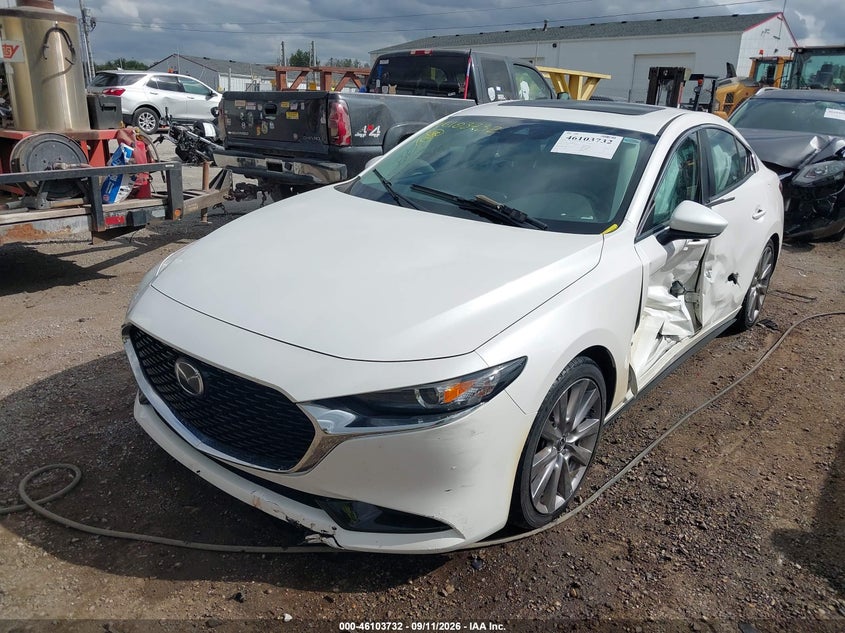 Vin: 3mzbpbcm8mm206407, lot: 46603390, mazda mazda3 preferred 20212