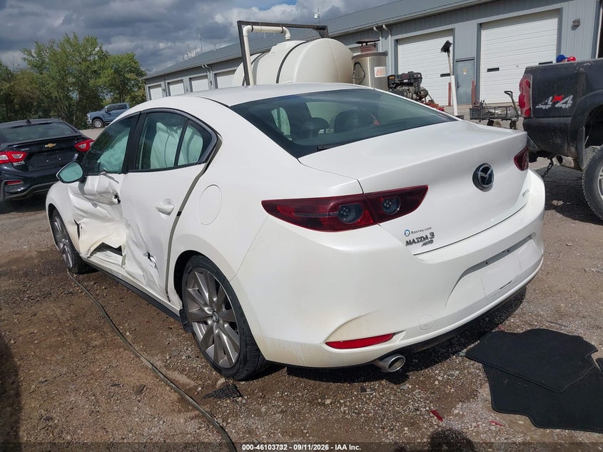 Vin: 3mzbpbcm8mm206407, lot: 46603390, mazda mazda3 preferred 20213