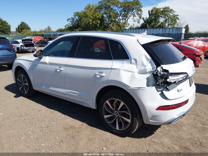 Vin: wa1eaafy1r2075291, lot: 46603396, audi q5 premium plus 45 tfsi s line quattro 20243
