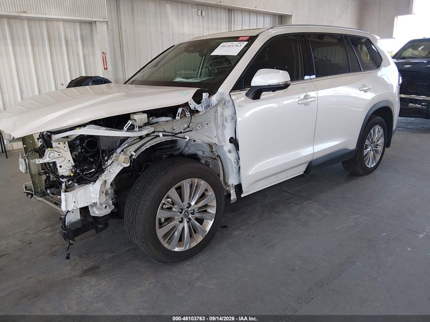 Vin: 5tdaaab55ss096174, lot: 46603421, toyota grand highlander platinum 20252