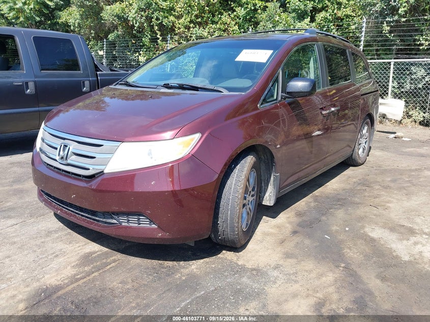 Vin: 5fnrl5h65db008428, lot: 46603429, honda odyssey ex-l 20132