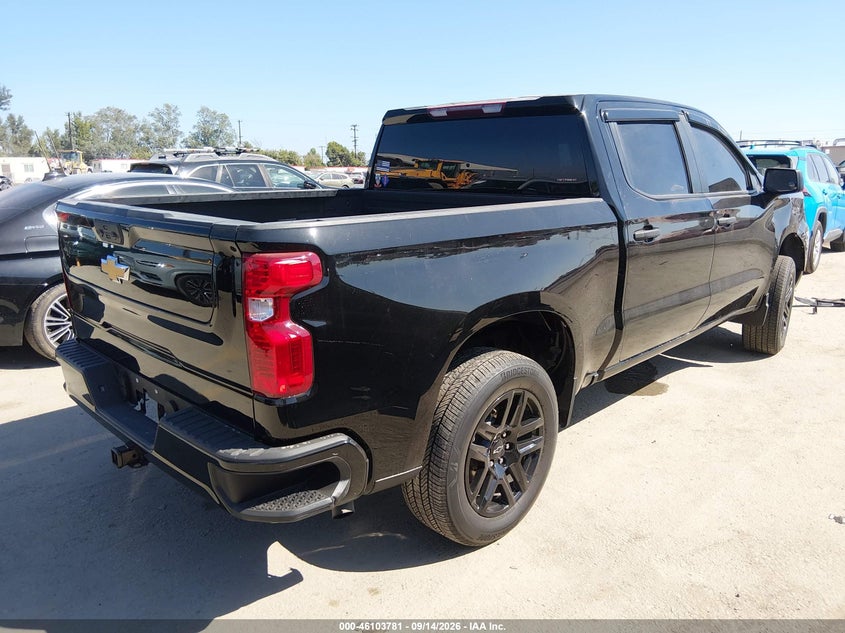 Vin: 3gcpdbek7rg179199, lot: 46603439, chevrolet silverado 1500 4wd  short bed custom 20244