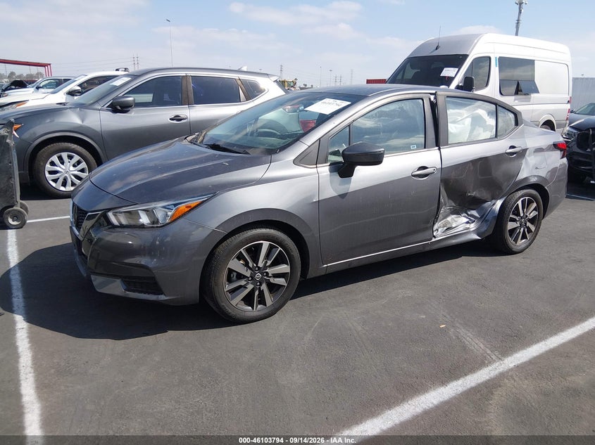 Vin: 3n1cn8ev9ml874795, lot: 46603452, nissan versa sv xtronic cvt 20212