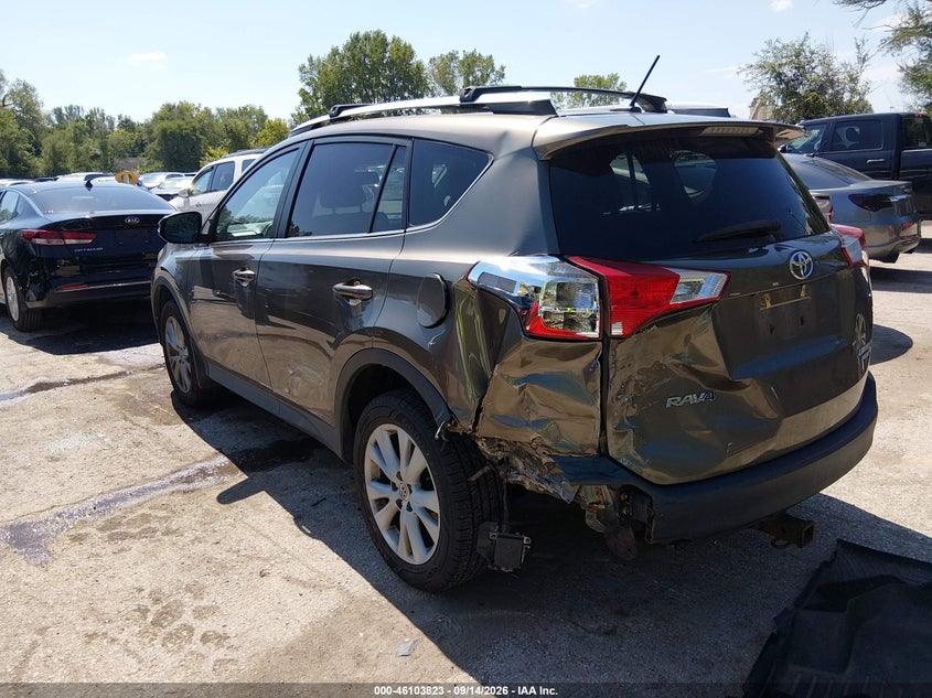 Vin: 2t3dfrevxdw090509, lot: 46603482, toyota rav4 limited 20133