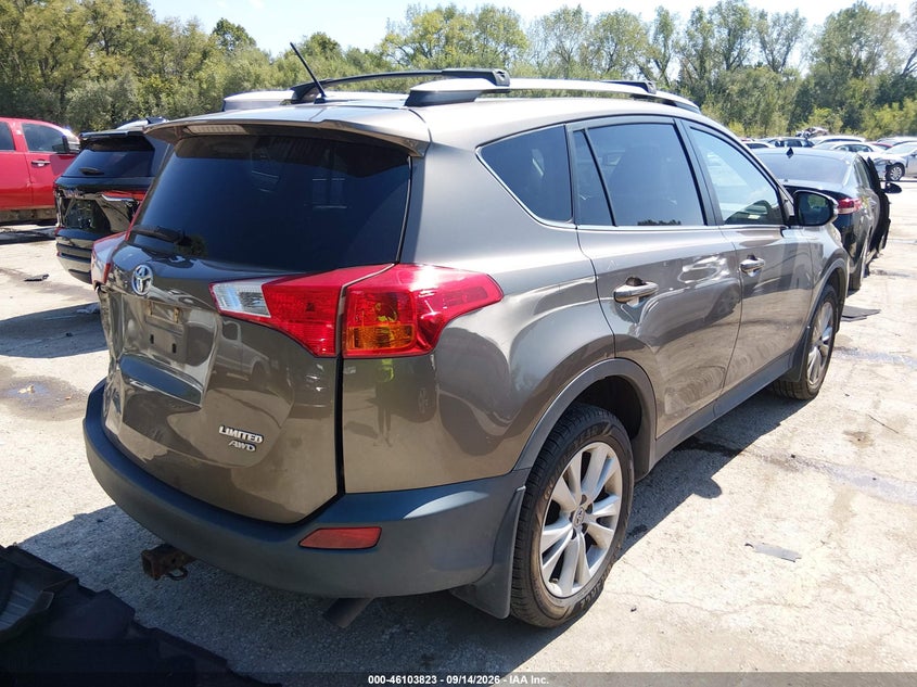 Vin: 2t3dfrevxdw090509, lot: 46603482, toyota rav4 limited 20134