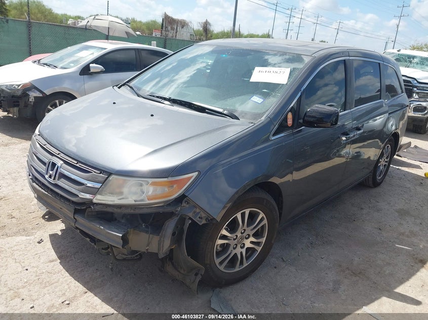 Vin: 5fnrl5h68db044470, lot: 46603485, honda odyssey ex-l 20132