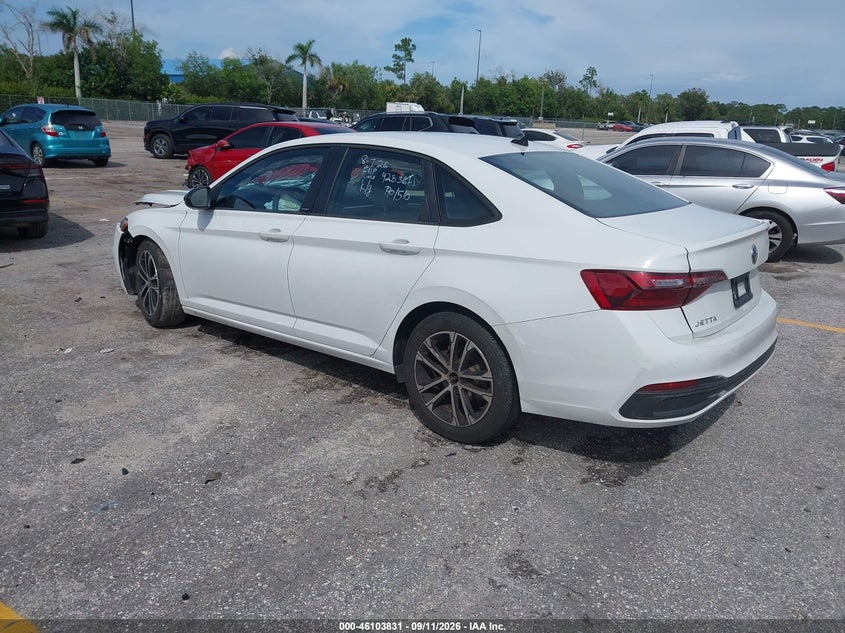 Vin: 3vwbm7bu9pm007863, lot: 46603489, volkswagen jetta 1.5t sport 20233