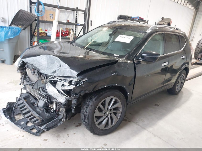 Vin: 5n1at2mv0gc884250, lot: 46603499, nissan rogue sl 20162