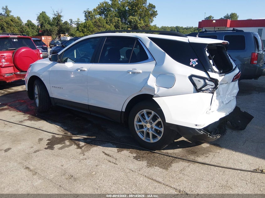 Vin: 3gnaxuev5nl262335, lot: 46603501, chevrolet equinox awd lt 20223
