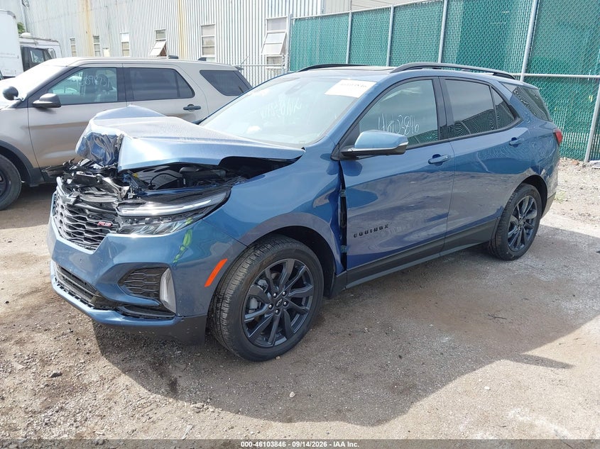 Vin: 3gnaxweg9rl155422, lot: 46603504, chevrolet equinox awd rs 20242