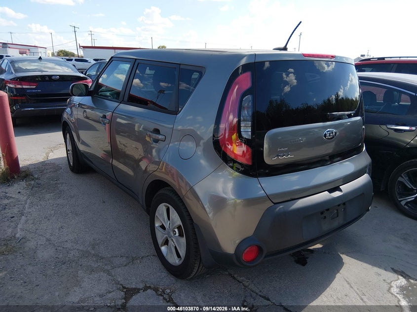 Vin: kndjn2a24f7124662, lot: 46603528, kia soul 20153
