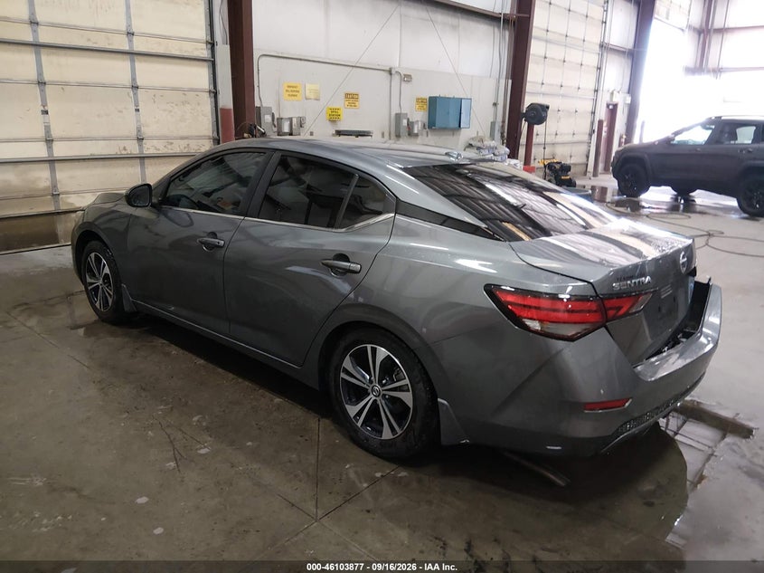 Vin: 3n1ab8cvxpy289881, lot: 46603535, nissan sentra sv xtronic cvt 20233
