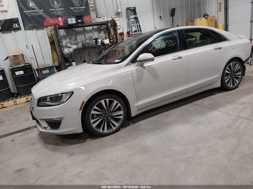 Vin: 3ln6l5fc7kr619273, lot: 46603540, lincoln mkz reserve ii 20192