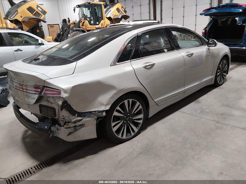 Vin: 3ln6l5fc7kr619273, lot: 46603540, lincoln mkz reserve ii 20194