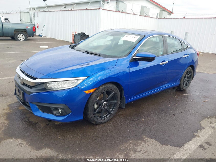 Vin: 2hgfc1f96gh649547, lot: 46603543, honda civic touring 20162
