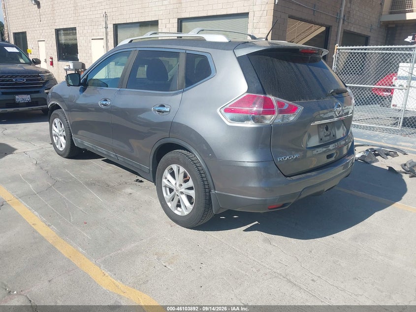 Vin: 5n1at2mt4gc848981, lot: 46603550, nissan rogue s/sl/sv 20163