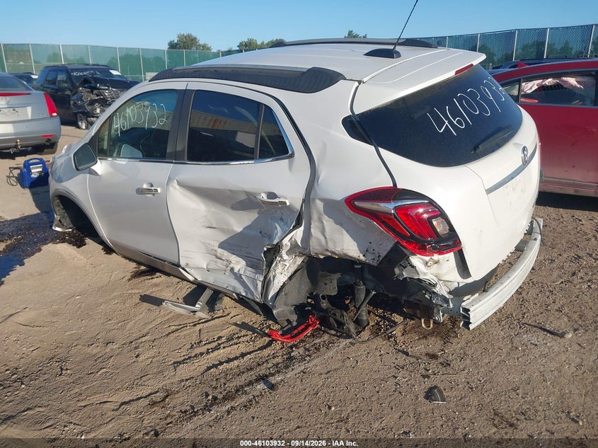Vin: kl4cjesbxlb046847, lot: 46603590, buick encore awd preferred 20203
