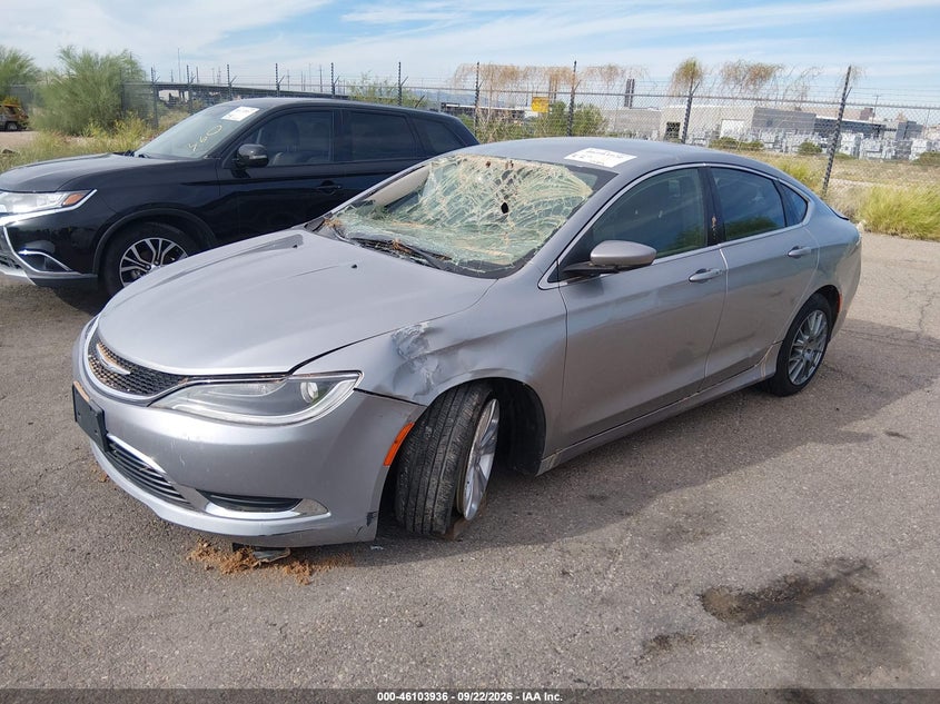 Vin: 1c3cccab8fn669767, lot: 46603594, chrysler 200 limited 20152
